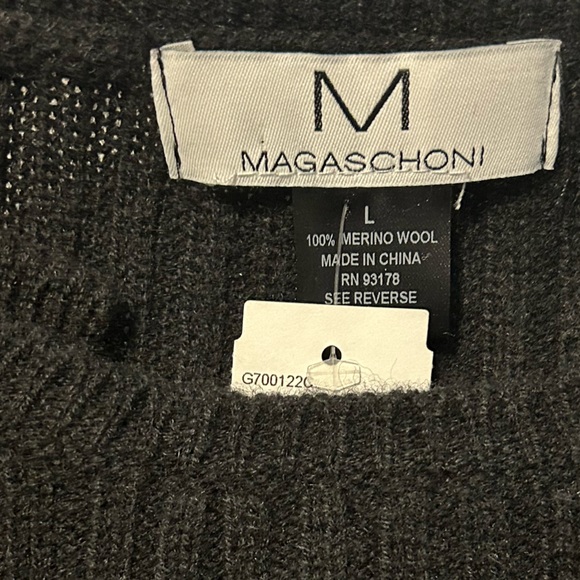 NWT Magaschoni size L wool sweater - Picture 3 of 8